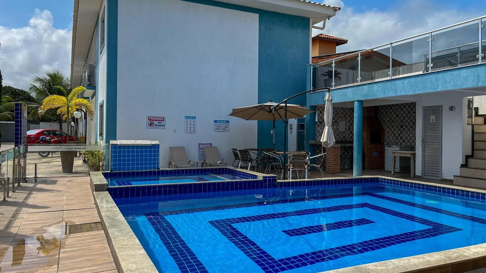 700M Da Praia; 2 Suites; Wifi 300 Mbs; Piscina; Churrasqueira; Estacionamento Gratuito 1 Carro Πόρτο Σεγκούρο Βραζιλία